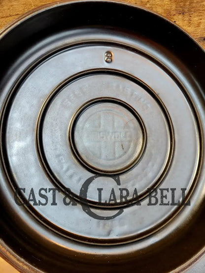 1920’S Griswold #8 Tite-Top Dutch Oven (No Bail) With Block Logo Erie Pa Usa 1295 Self Basting