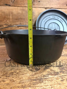 1920’s Griswold #9 Dutch Oven w/ Slant Logo p/n 834 A and p/n 2552 matching block lid Dutch Ovens Trivets & Kettles