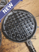 1920’s Griswold No. 8 Waffle Iron (314/315) with low (913) bailed base. Makes crispy waffles! Waffle Iron