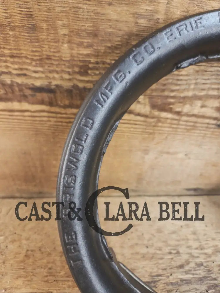 1920’s Griswold No. 8 Waffle Iron (314/315) with low (913) bailed base. Makes crispy waffles! Waffle Iron