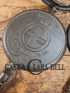 1920’s Griswold No. 8 Waffle Iron (314/315) with low (913) bailed base. Makes crispy waffles! Waffle Iron