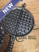 1920’s Griswold No. 8 Waffle Iron (885/886) with Tall Base #8D! Beautifully restored and ready to make crispy waffles!