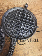 1920’s Griswold No. 8 Waffle Iron (885/886) with Tall Base #8D! Beautifully restored and ready to make crispy waffles!