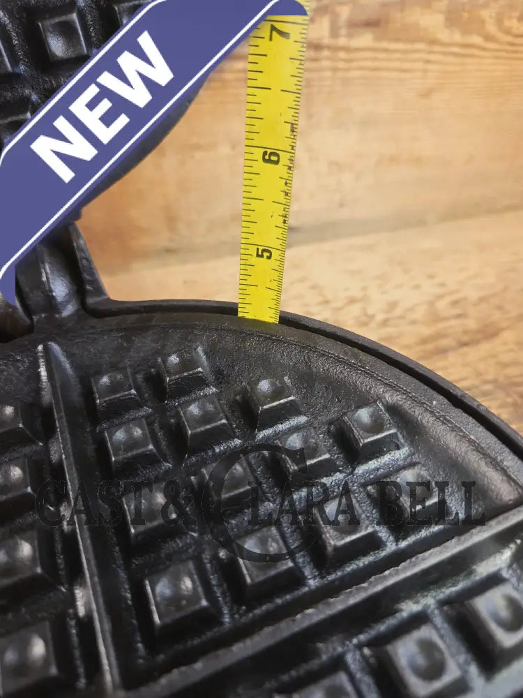 1920’s Griswold No. 8 Waffle Iron (885/886) with Tall Base #8D! Beautifully restored and ready to make crispy waffles!