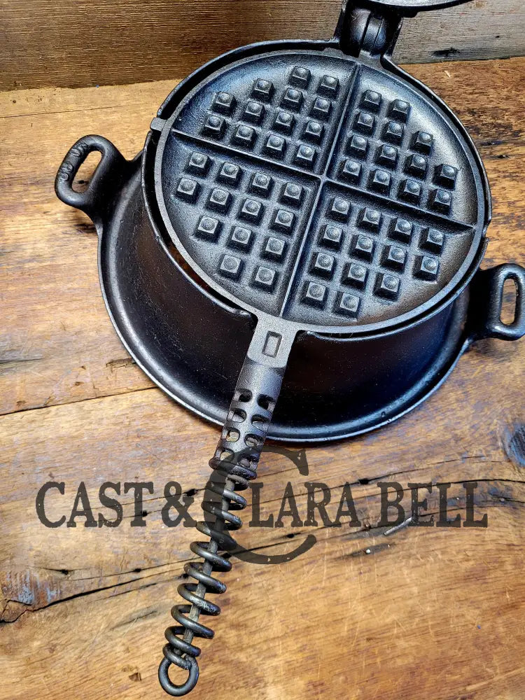 1920’S Griswold No. 8 Waffle Iron (885/885) With Tall Base #88! Beautifully Restored And Ready To