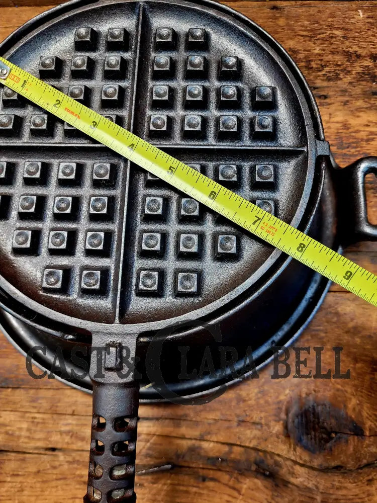 1920’S Griswold No. 8 Waffle Iron (885/885) With Tall Base #88! Beautifully Restored And Ready To