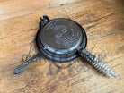1920’s Griswold No. 8 Waffle Iron (886/885) with original handles & short base 795 - Waffle Iron