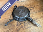 1920’s Griswold No. 8 Waffle Iron (886/885) with original handles & short base 795 - Waffle Iron