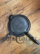 1920’s Griswold No. 8 Waffle Iron (886/885) with original handles & short base 795 Waffle Iron