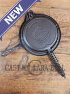 1920’s Griswold No. 8 Waffle Iron (886/885) with original handles & short base 795 (restored pitting) - Waffle Iron