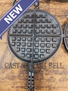 1920’s Griswold No. 8 Waffle Iron (886/885) with original handles & short base 884 - Waffle Iron