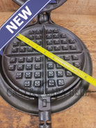 1920’s Griswold No. 8 Waffle Iron (886/885) with original handles & short base 884 - Waffle Iron