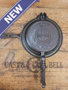 1920’s Griswold No. 8 Waffle Iron (886/885) with original handles & short base 884 - Waffle Iron