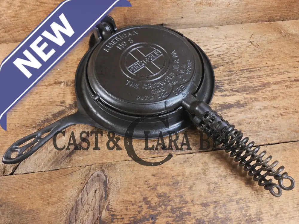 1920’s Griswold No. 8 Waffle Iron (886/885) with short base 795 Waffle Iron