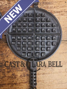 1920’s Griswold No. 8 Waffle Iron (886/885) with short base 795 raised Griswold Waffle Iron