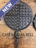 1920’s Griswold No. 8 Waffle Iron (886/885) with short base 795 raised Griswold Waffle Iron