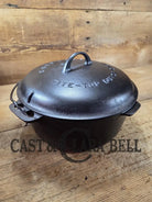 1920’s Griswold No. 9 Tite Top Dutch Oven (834) with Large Block Logo and EZ Clean Low Lid (2552). 7 Quarts Dutch Ovens
