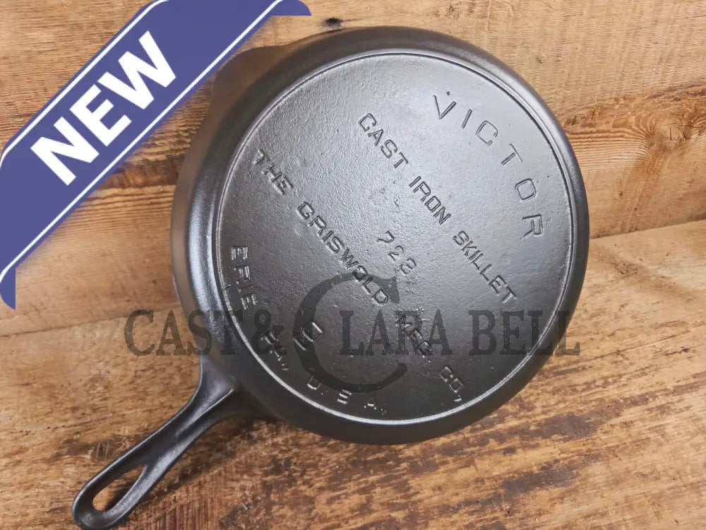 1920’s Griswold’s Victor #9 Skillet with Heat Ring 723. A favorite of ours in the kitchen - Skillet