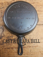 1920’s Griswold’s Victor ’Upside down’ #7 Skillet with Heat Ring Fully Marked 721. Amazing Saute skillet Skillet