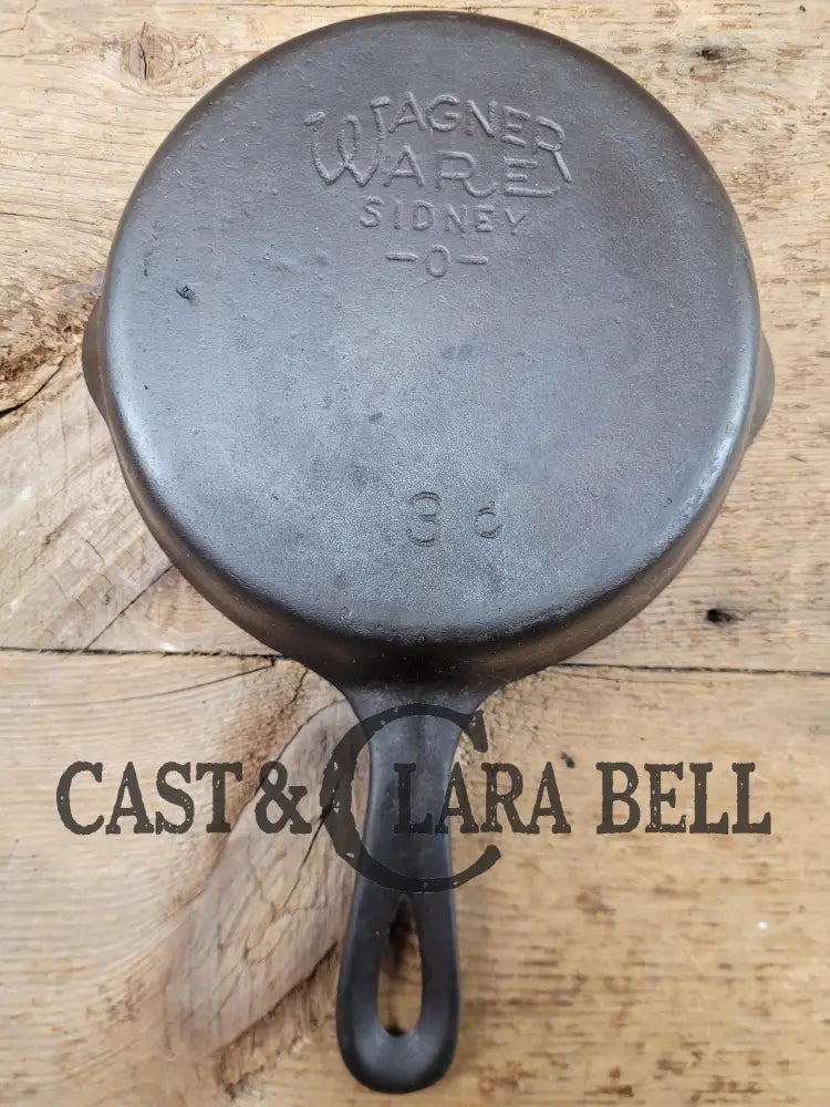 1920’S Unique Wagner Ware #3 Egg Skillet With Stylized Logo 3 C. Restored And Ready To Use!