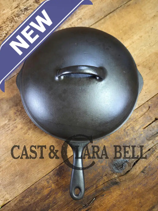 1920’s Wagner Ware #8 Deep Skillet with Lid. Perfect chicken fryer! Restored and Ready to Use! Skillet