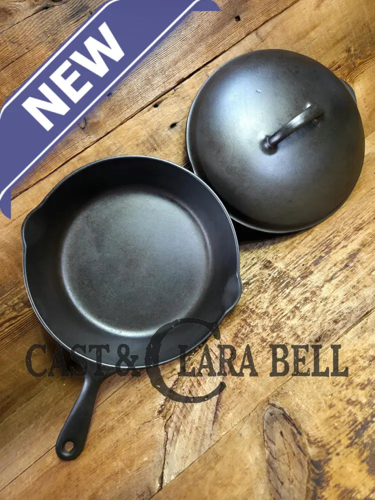 1920’s Wagner Ware #8 Deep Skillet with Lid. Perfect chicken fryer! Restored and Ready to Use! Skillet