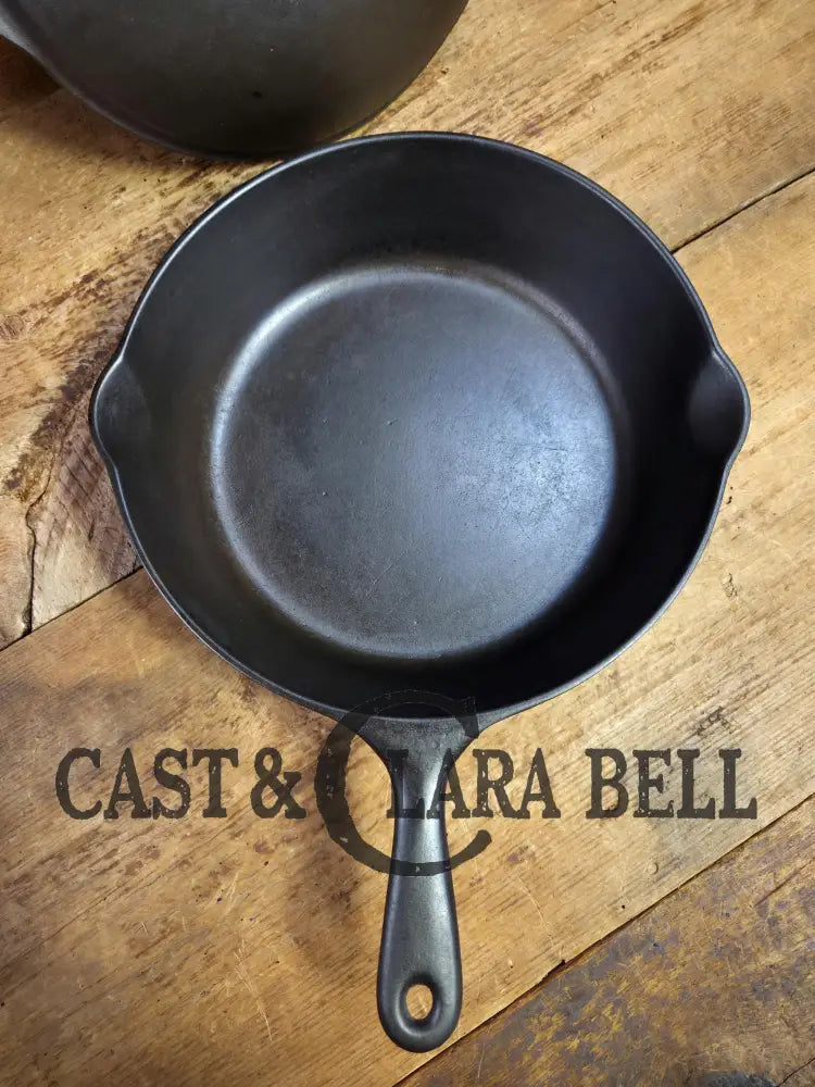 1920’s Wagner Ware #8 Deep Skillet with Lid. Perfect chicken fryer! Restored and Ready to Use! Skillet