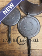 1920’s Wardway by Wagner Cast iron Waffle Iron. These are not found often beautiful every day waffle iron with a cool