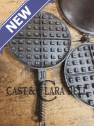 1920’s Wardway by Wagner Cast iron Waffle Iron. These are not found often beautiful every day waffle iron with a cool