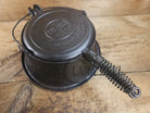 1920’s Wardway by Wagner Cast iron Waffle Iron. These are not found often beautiful every day waffle iron with a cool