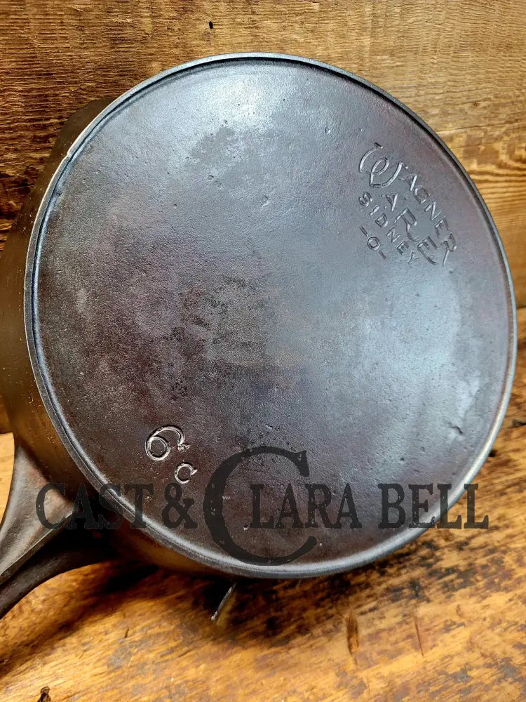 1925-1930 Wagner Ware Sidney -O- #6 Skillet With Heat Ring 6. Restored And Ready To Use!