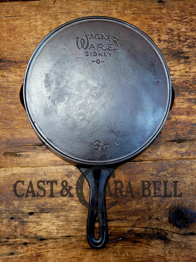 1925-1930 Wagner Ware Sidney -O- #6 Skillet With Heat Ring 6. Restored And Ready To Use!