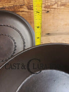 1930’s Beautiful fully restored Wagner #8A Dutch Oven with Sawtooth drip style lid. Perfect for soups breads or stews!