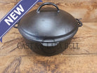 1930’s Beautiful! Wagner #8 Dutch Oven with High Dome Sawtooth pattern Lid 1268 A. Perfect for soups breads or stews!