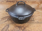 1930’s Beautiful! Wagner #8 Dutch Oven with High Dome Sawtooth pattern Lid 1268 A. Perfect for soups breads or stews!