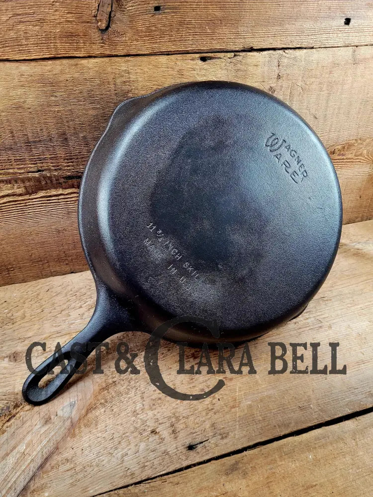 1930’S Big Wagner #10 Skillet 11 3/4 Inch Skillet Made In Usa W. Great Bacon Sleek Glassy Surface!