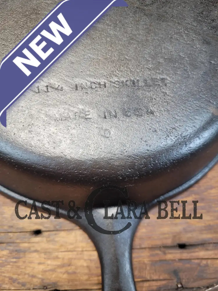 1930’S Big Wagner ’Blurred Logo’ #10 Skillet 11 3/4 Inch Skillet Made In Usa W. Great Bacon Skillet!