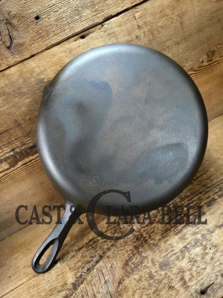 1930’s Birmingham Stove & Range (BSR) Red Mountain Series #8 Deep Skillet. Restored and ready to fry! Gorgeous Swirls!