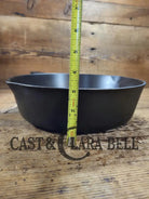 1930’s Birmingham Stove & Range (BSR) Red Mountain Series #8 Deep Skillet. Restored and ready to fry! Gorgeous Swirls!