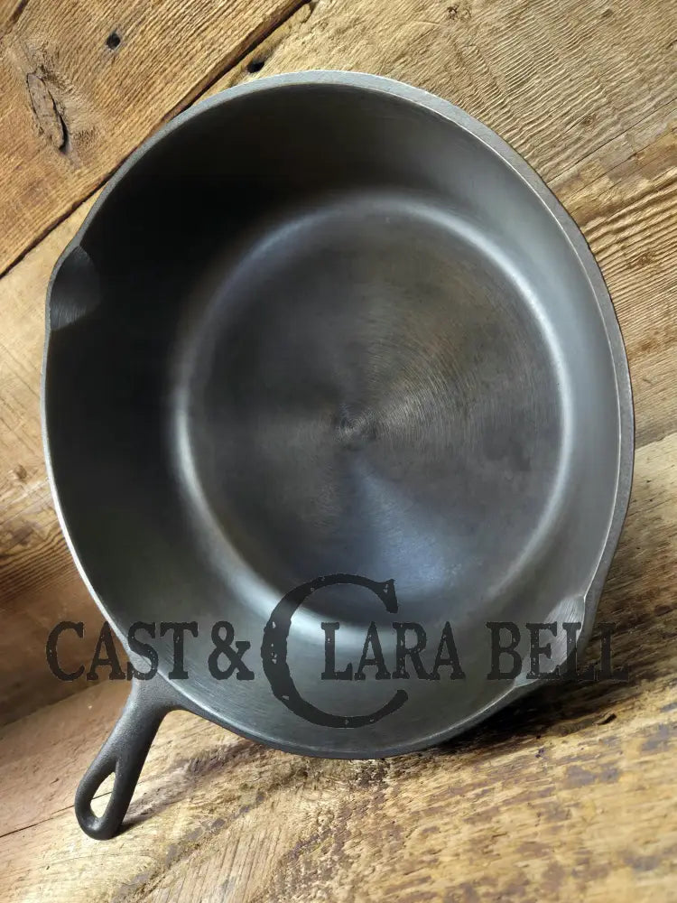 1930’s Birmingham Stove & Range (BSR) Red Mountain Series #8 Deep Skillet. Restored and ready to fry! Gorgeous Swirls!