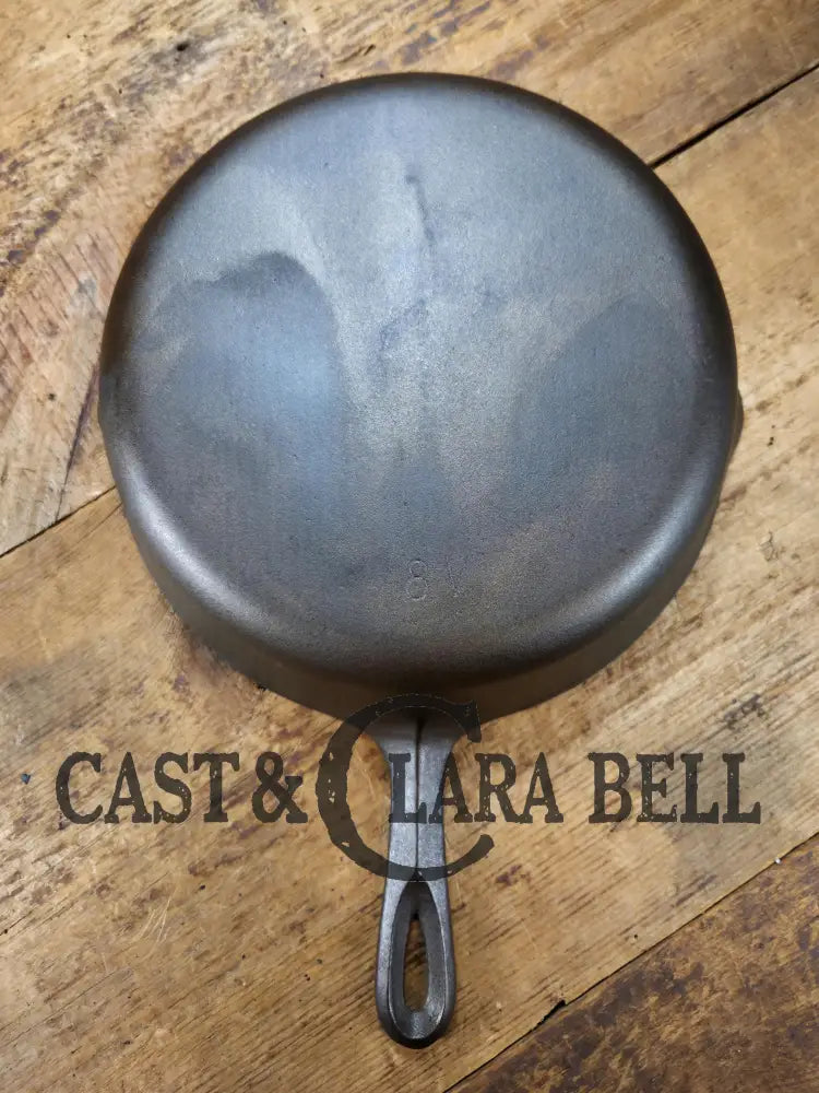 1930’s Birmingham Stove & Range (BSR) Red Mountain Series #8 Deep Skillet. Restored and ready to fry! Gorgeous Swirls!