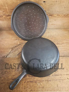 1930’s Birmingham Stove & Range (BSR) Red Mountain Series #8G2 Deep Skillet 8 with Lid 8B. Restored and ready to fry!