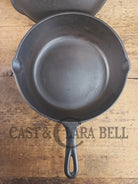 1930’s Birmingham Stove & Range (BSR) Red Mountain Series #8G2 Deep Skillet 8 with Lid 8B. Restored and ready to fry!