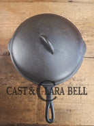 1930’s Birmingham Stove & Range (BSR) Red Mountain Series #8G2 Deep Skillet 8 with Lid 8B. Restored and ready to fry!