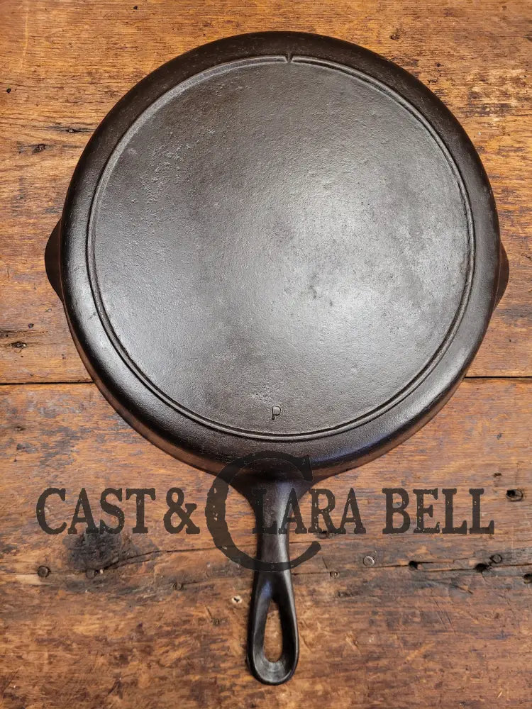 1930S Era Classic Lodge Raised #8 Single Notch Skillet Raised P. Elegant Piece Of History!