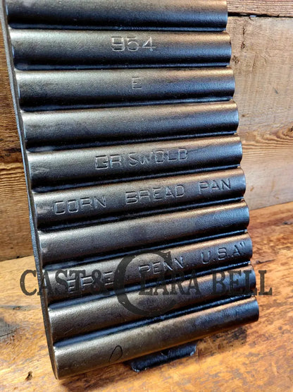 1930’S Era Griswold No. 22 Corn Bread Pan 11 Cup ’Erie Penn Usa ’ 954 E. Cornsticks Tacos And