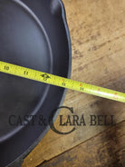 1930’s era Lodge #12 Cast Iron Skillet with 3 Notch Heat Ring. HUGE and perfect for large batch cooking. Gas or