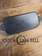 1930’s era Lodge 7 Long Griddle. Very handy size to have for the grill or stove top! Restored and ready to Use! Skillet