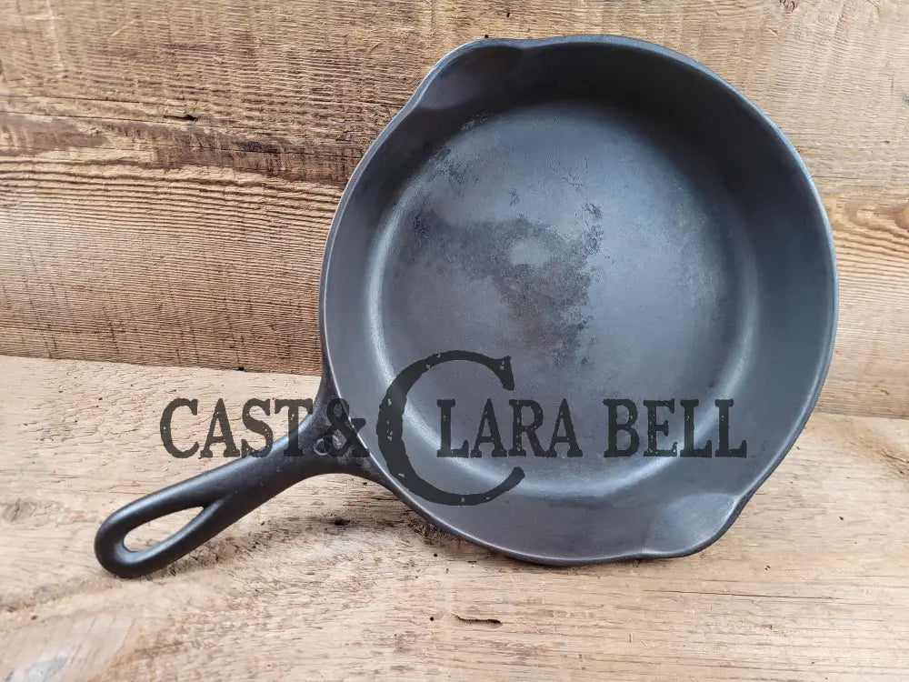 1930S Era Wagner Ware #6 Cast Iron Sautee Skillet With Smooth Bottom 1056 B