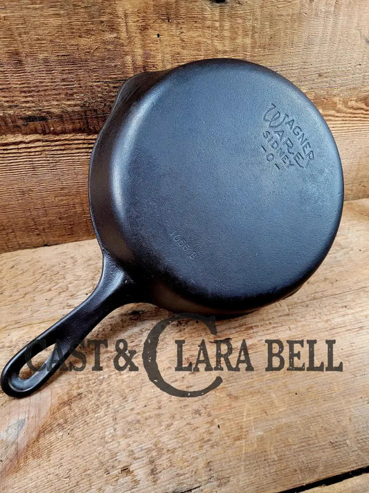 1930S Era Wagner Ware #6 Cast Iron Sautee Skillet With Smooth Bottom 1056 B